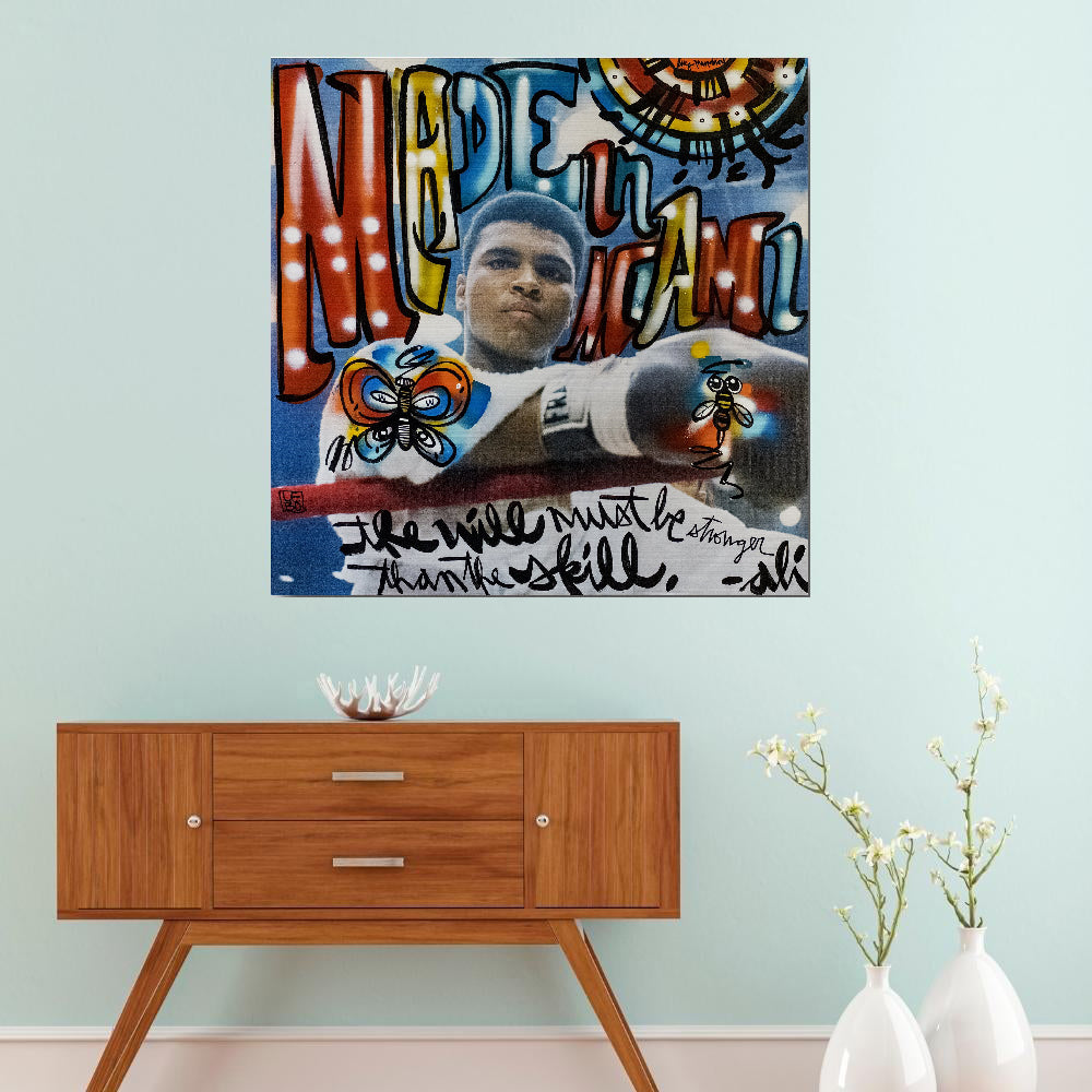 Will Stronger Than Skill - Limited Edition - Lebo Brushed Aluminum Artbond